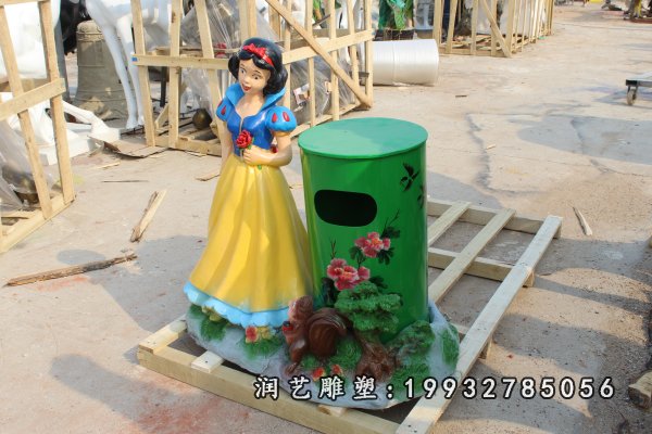 玻璃钢垃圾桶雕塑