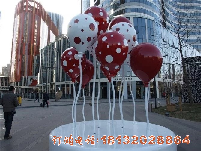 玻璃钢仿真气球 商(shāng)场景观雕塑