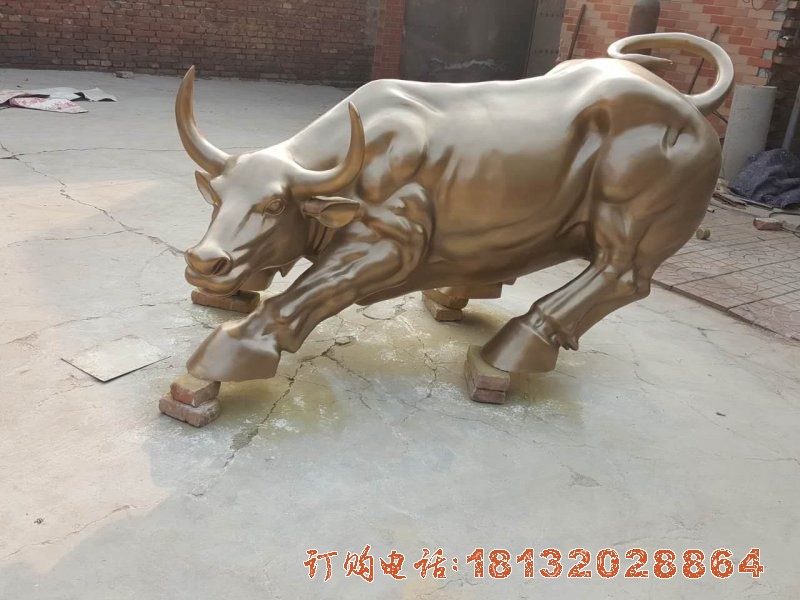 马来西亚华人公司定制的华尔街(jiē)铜牛